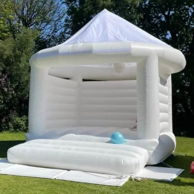 White Wedding Bouncy Castle